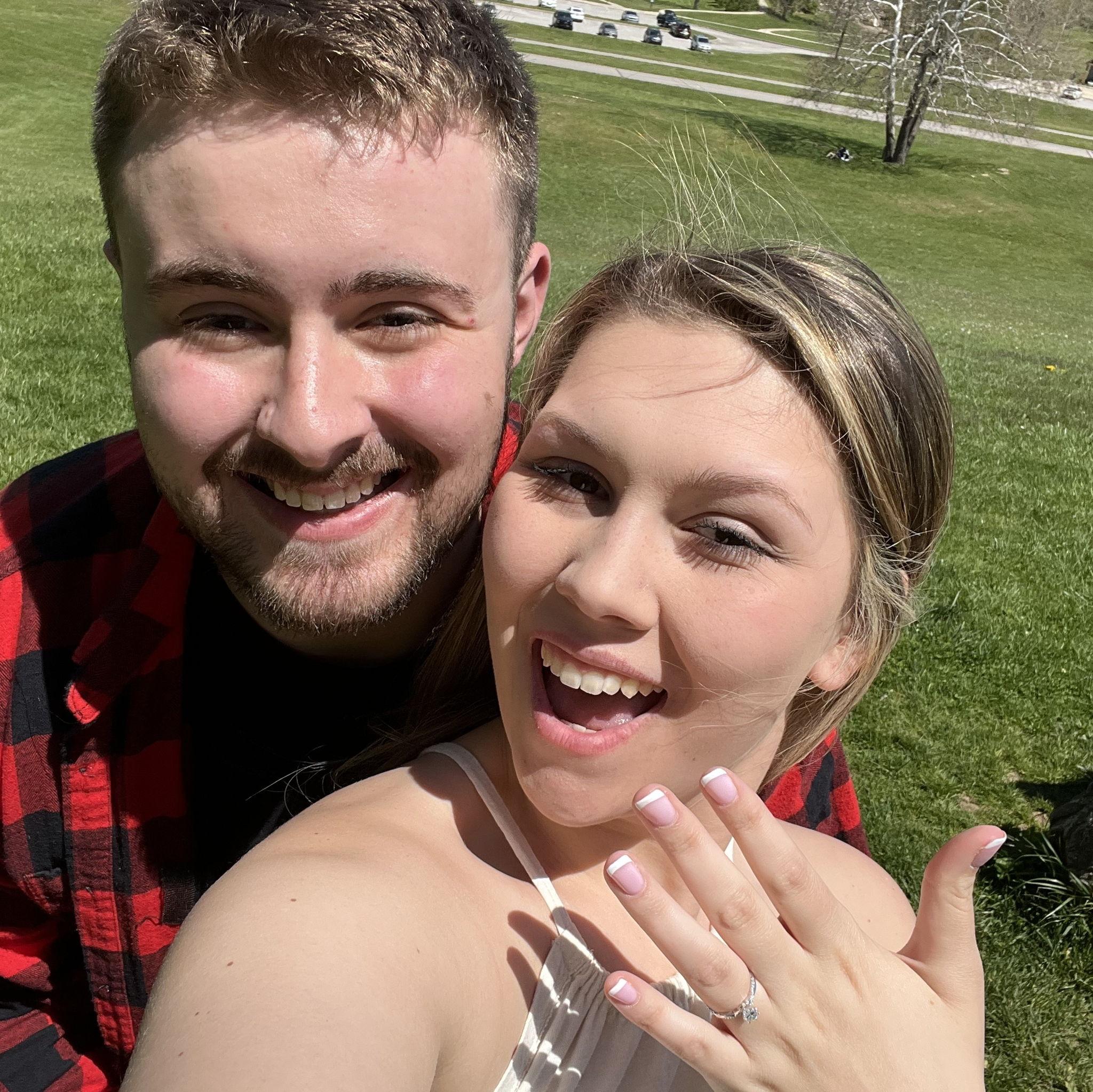 The day we got engaged!