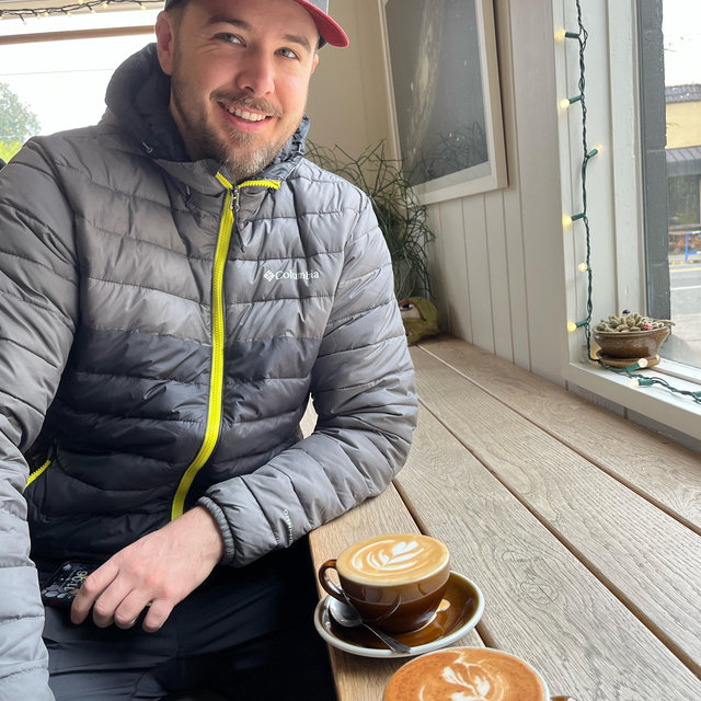 Lake Como espressos and snacks