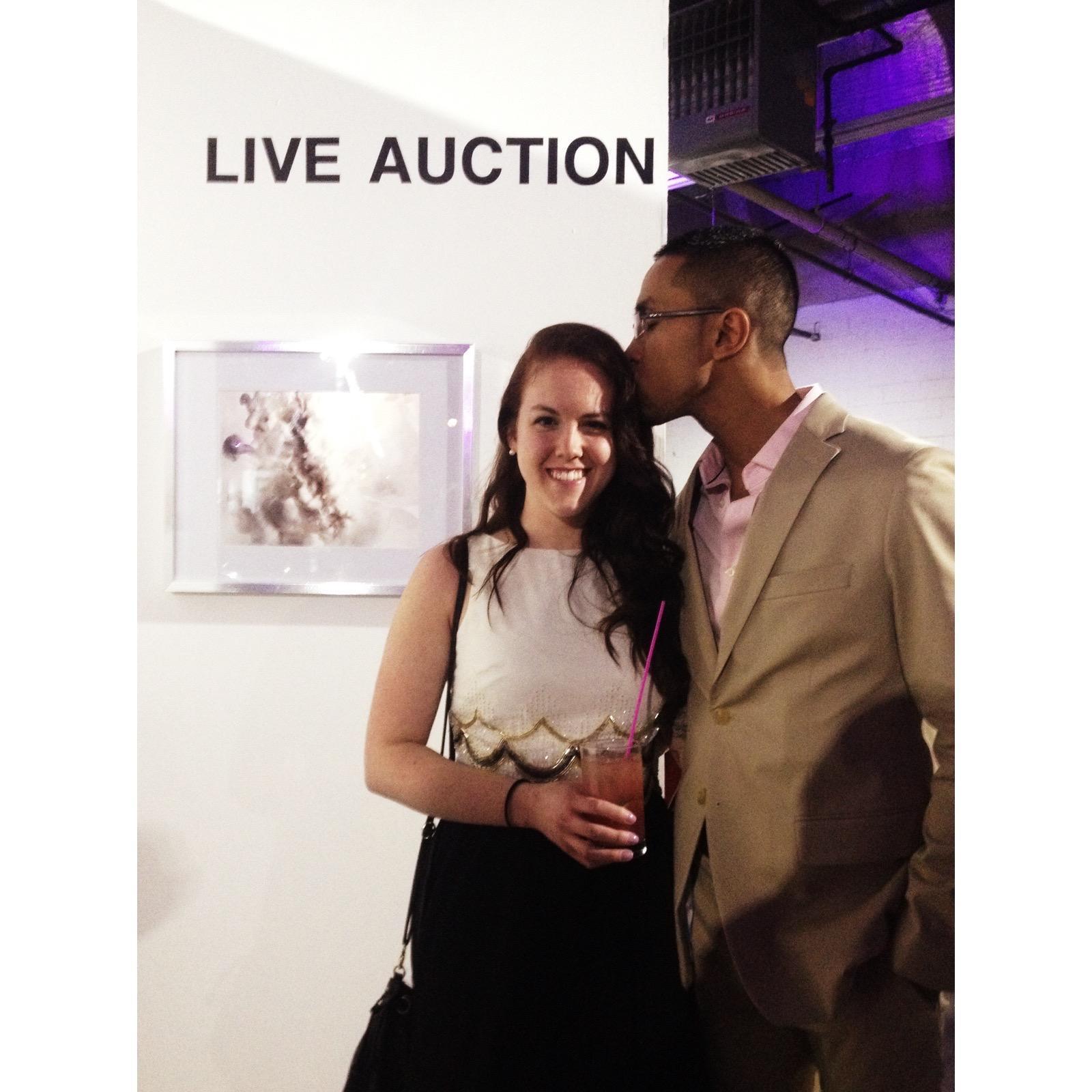 Montserrat Art Show for Myra's live auction