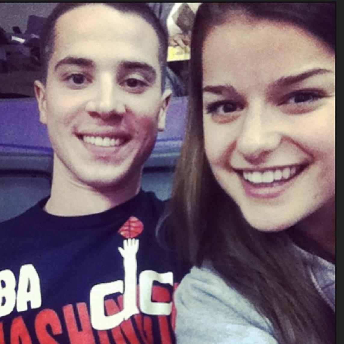 This was the first date Larry ever asked me on - a Wizards game in April 2013.