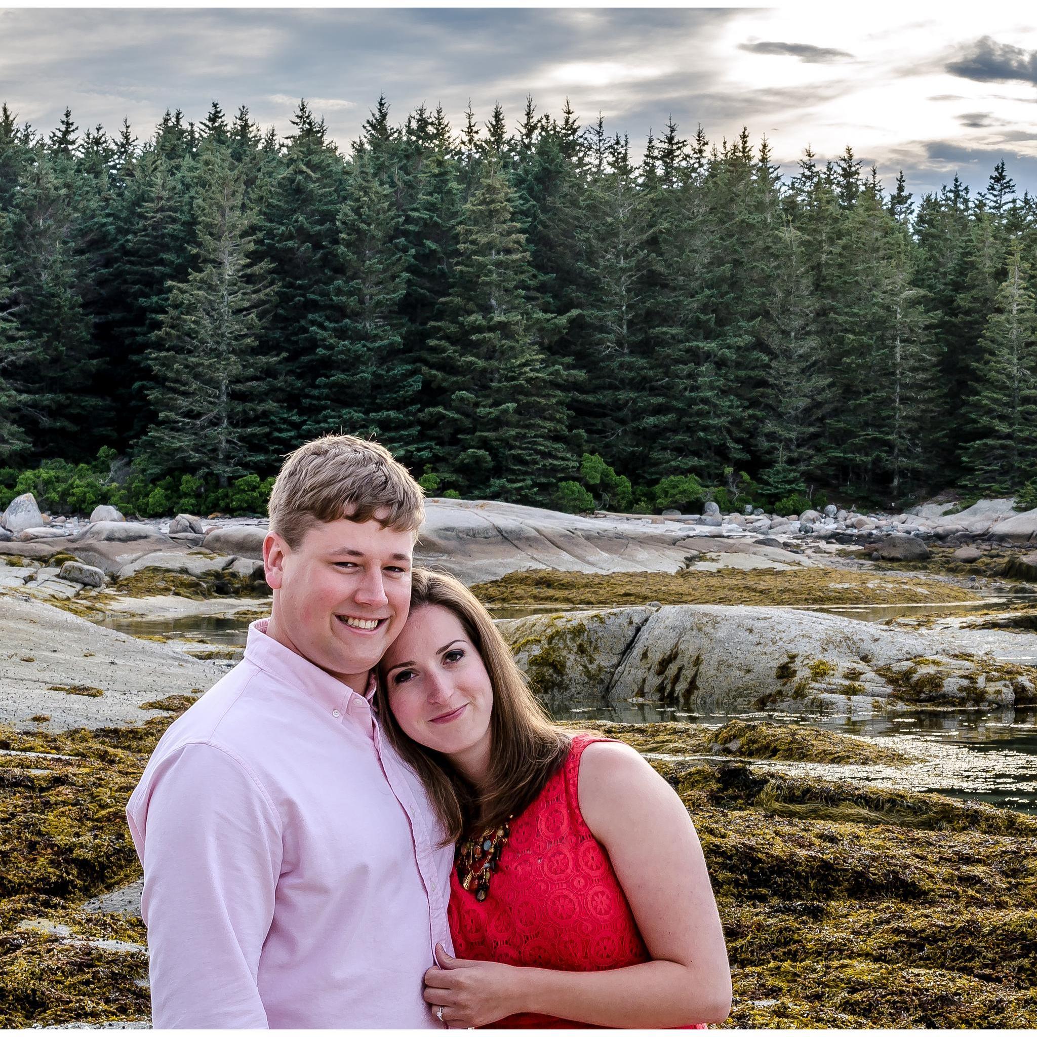 Our engagement photos Sean took in Maine!