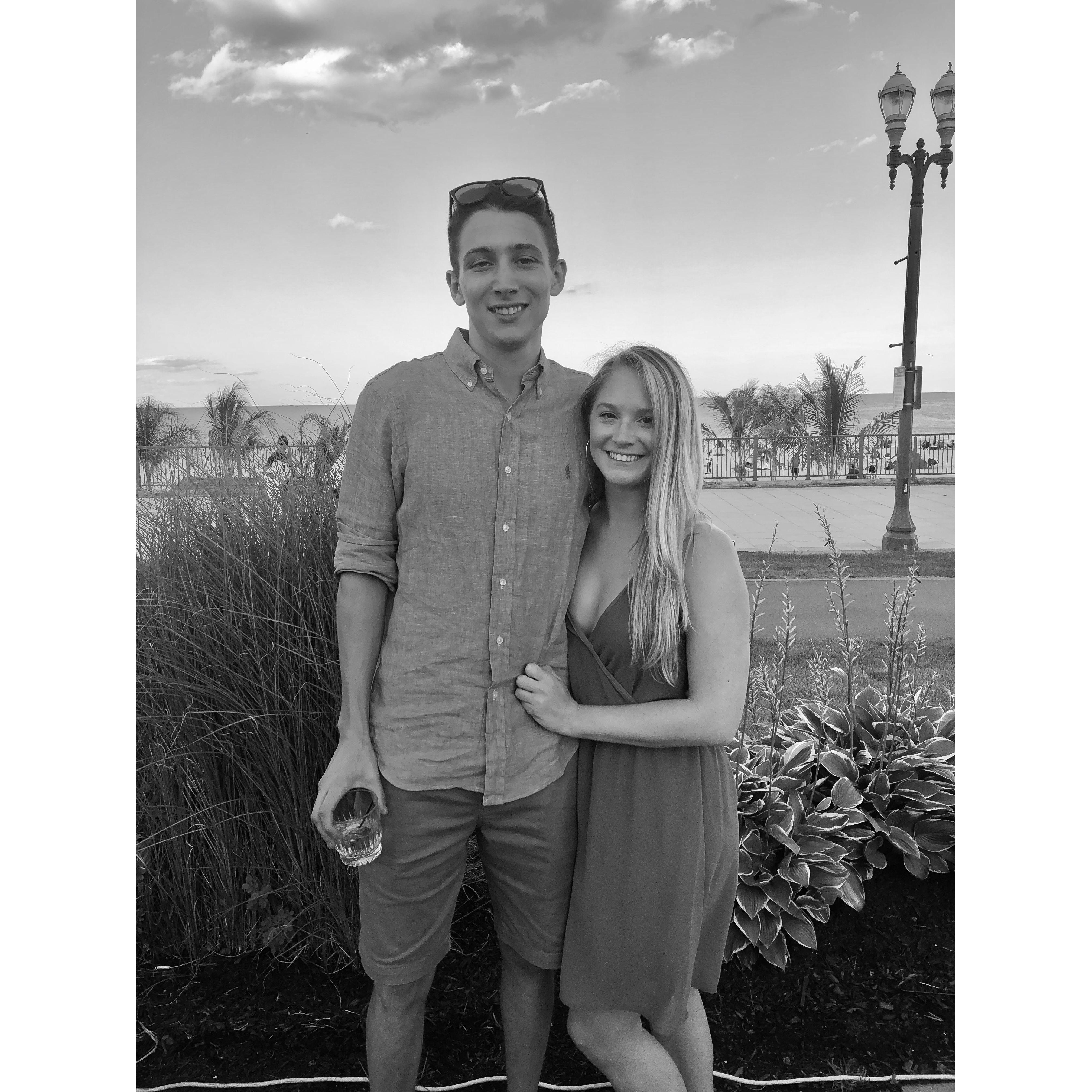 First of many weddings together