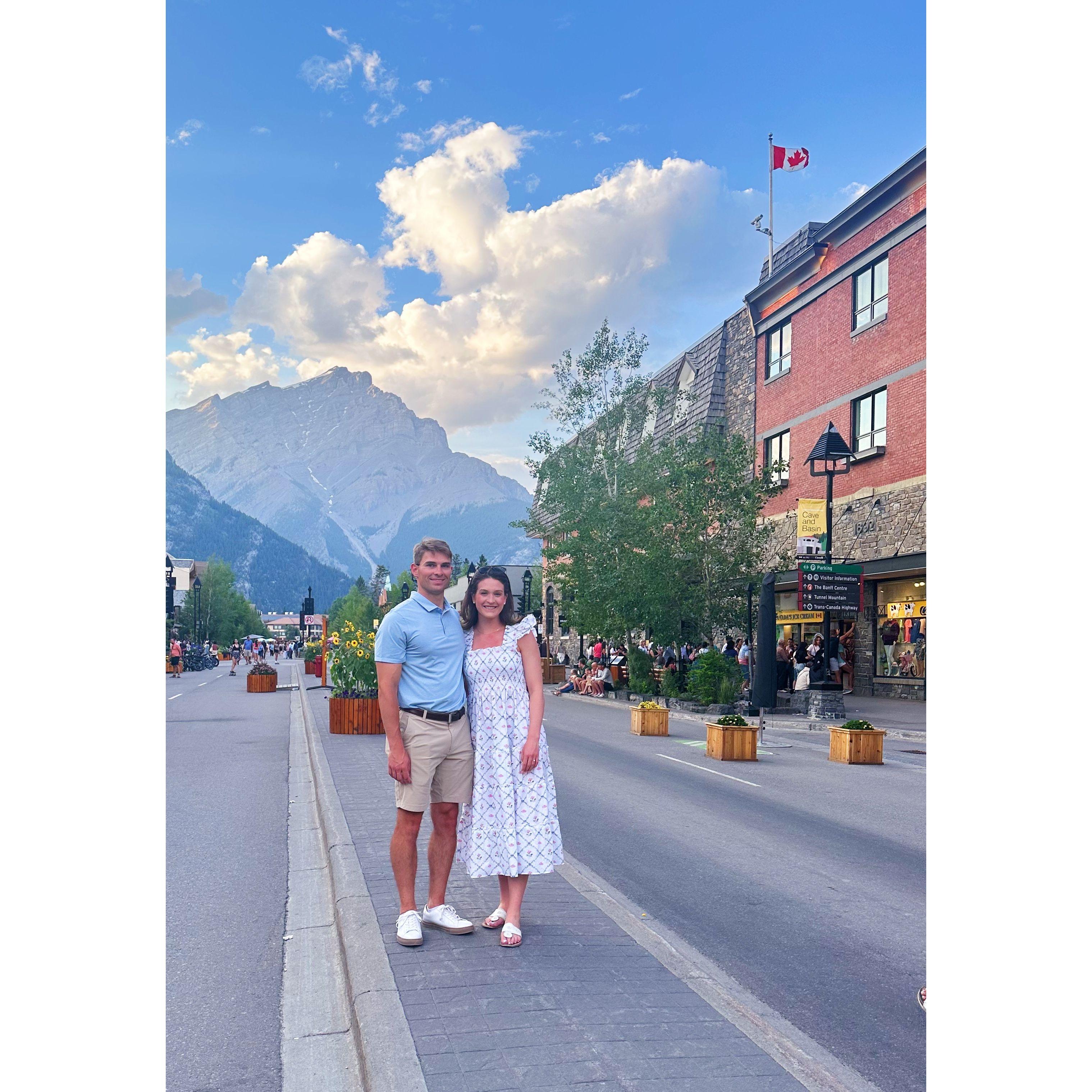 Celebrating our Engagement in Banff, Canada!