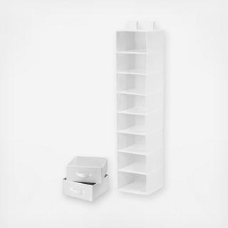8-Shelf Hanging Organizer with Drawers