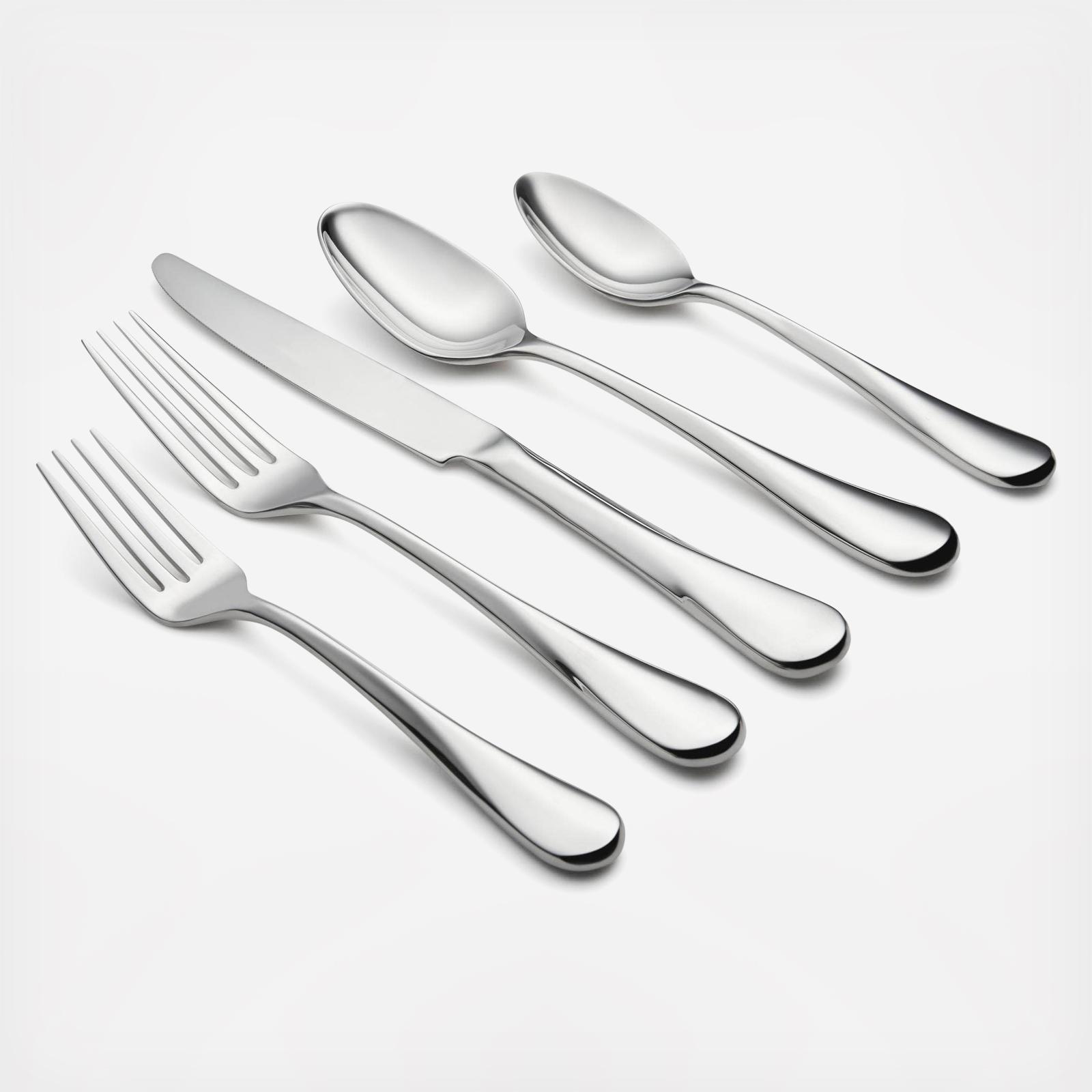 Cambridge Silversmiths, Eloquence Mirror 20-Piece Flatware Set