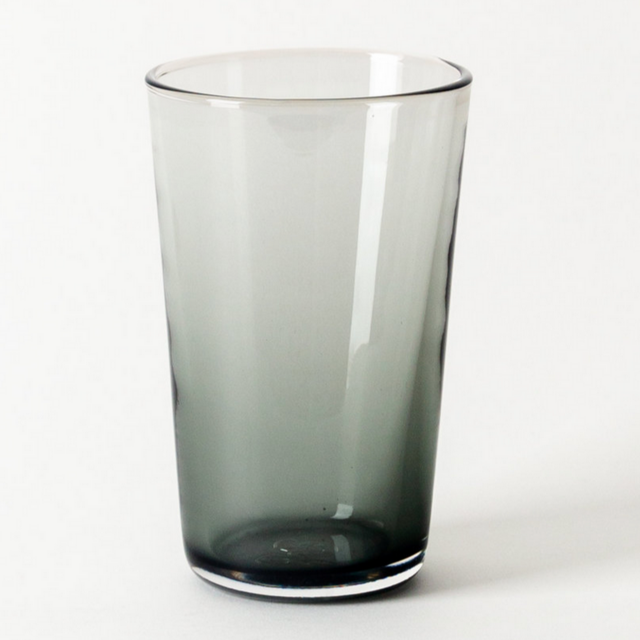 EVERYDAY CHARCOAL GLASS CUPS