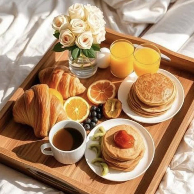 First Breakfast as Mr. & Mrs.