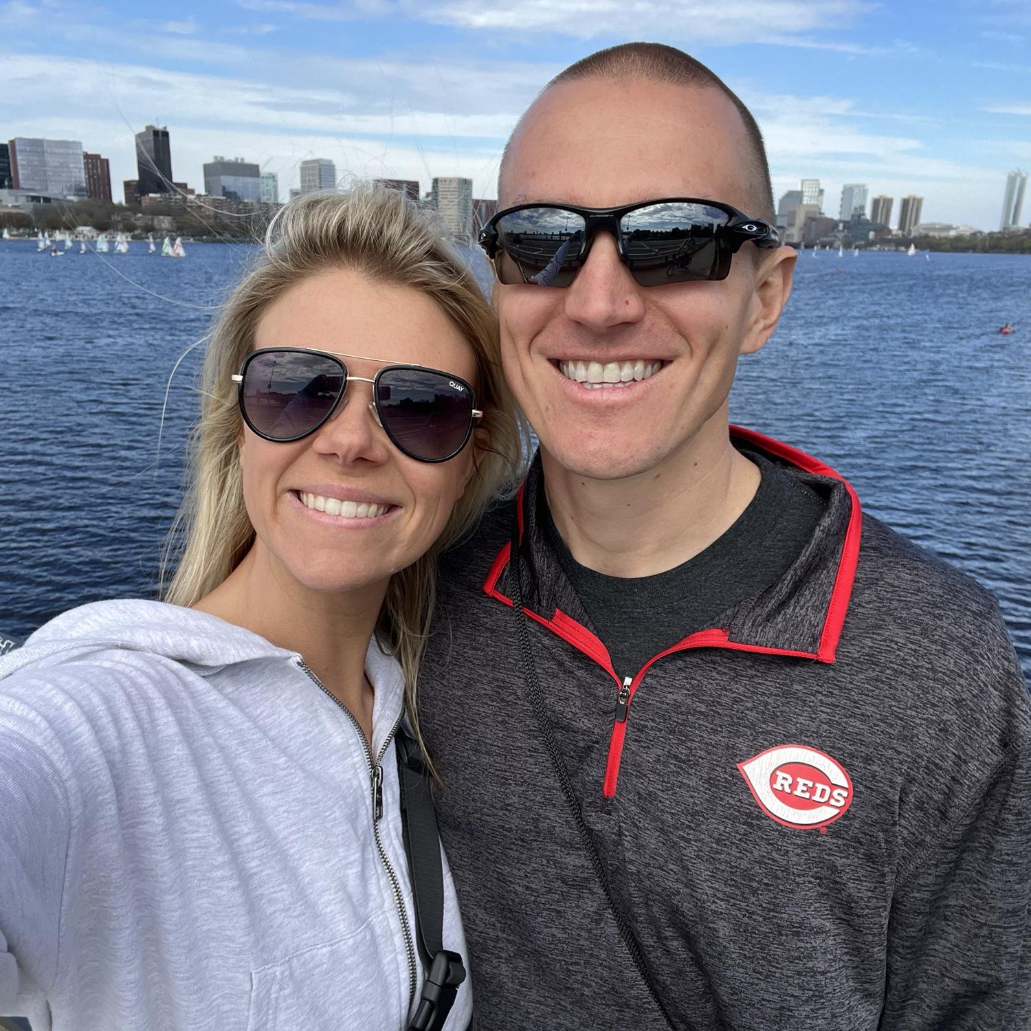 First time in Boston for Joe to run the 2023 marathon