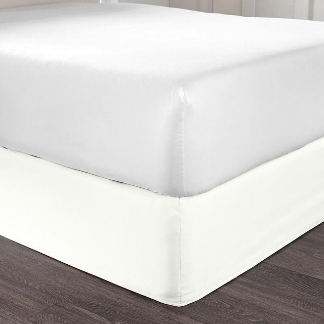 BrylaneHome BH Studio Bedskirt - Queen, Ivory