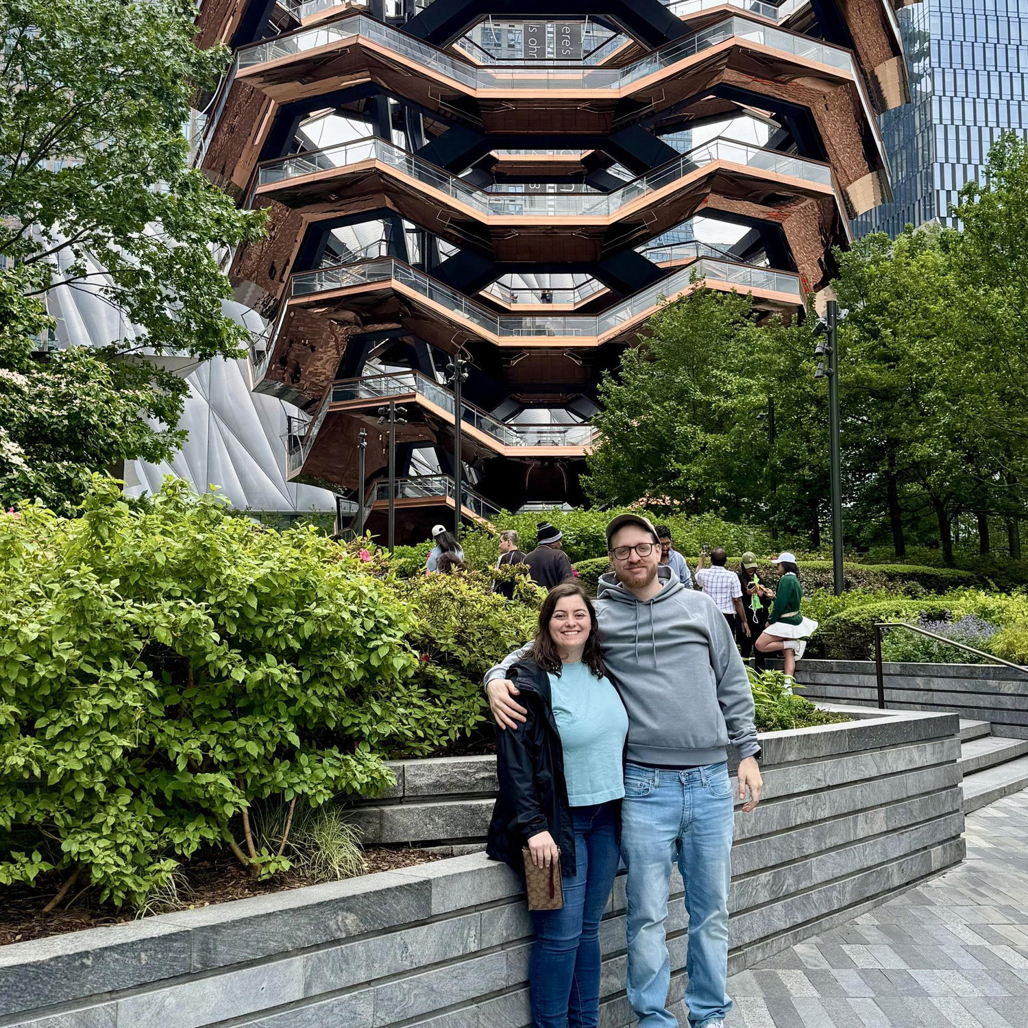 Exploring NYC's sites with friends!