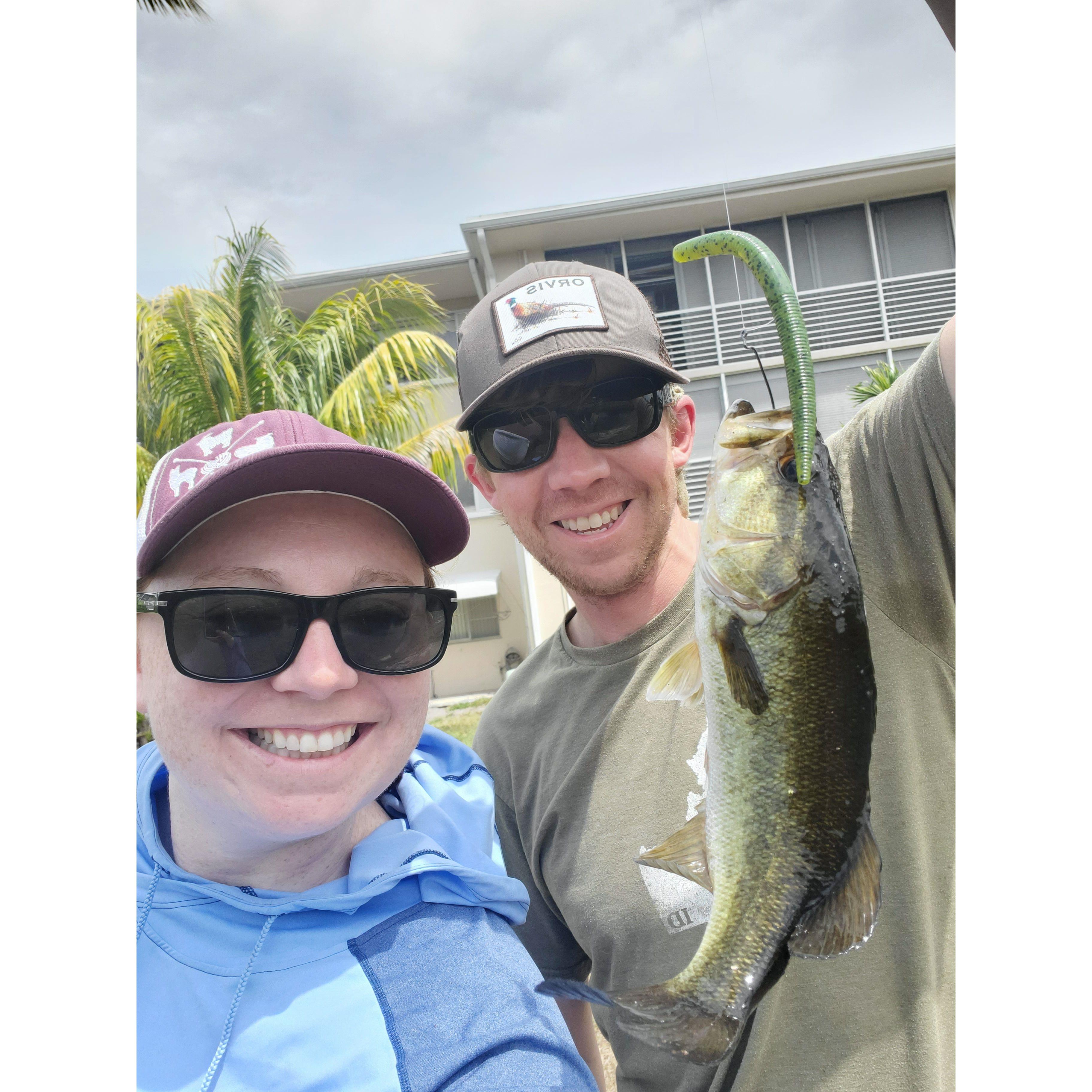 Fishing in FL out of the kayak