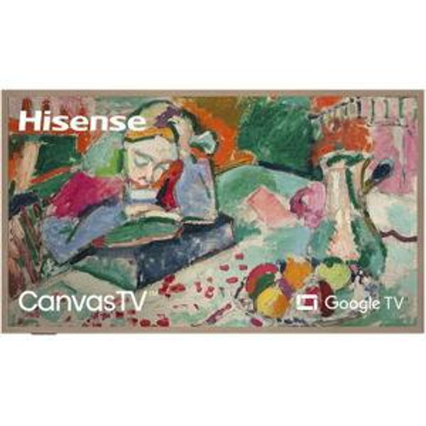 Hisense 65-Inch Class QLED 4K S7N CanvasTV™ Series Dolby Vision HDR Google Smart TV (65S7N, 2024 Model) - Art Mode, Anti-Glare Panel, Hi-Matte Display, Frame & UltraSlim Wall Mount Included, 144Hz
