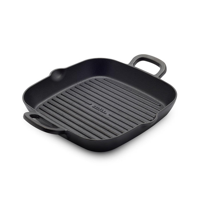 GreenPan X Bobby Flay Cast Iron 11" Square Grill Pan