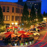 Grove Arcade and Downtown Area