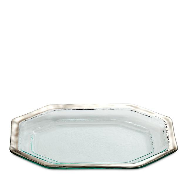 Annieglass Roman Antique Steak Platter