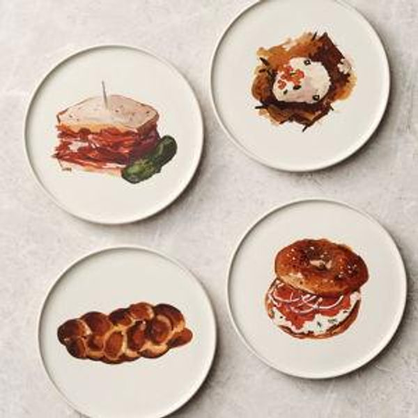 Savory Deli Favorites Appetizer Plate Set of 8