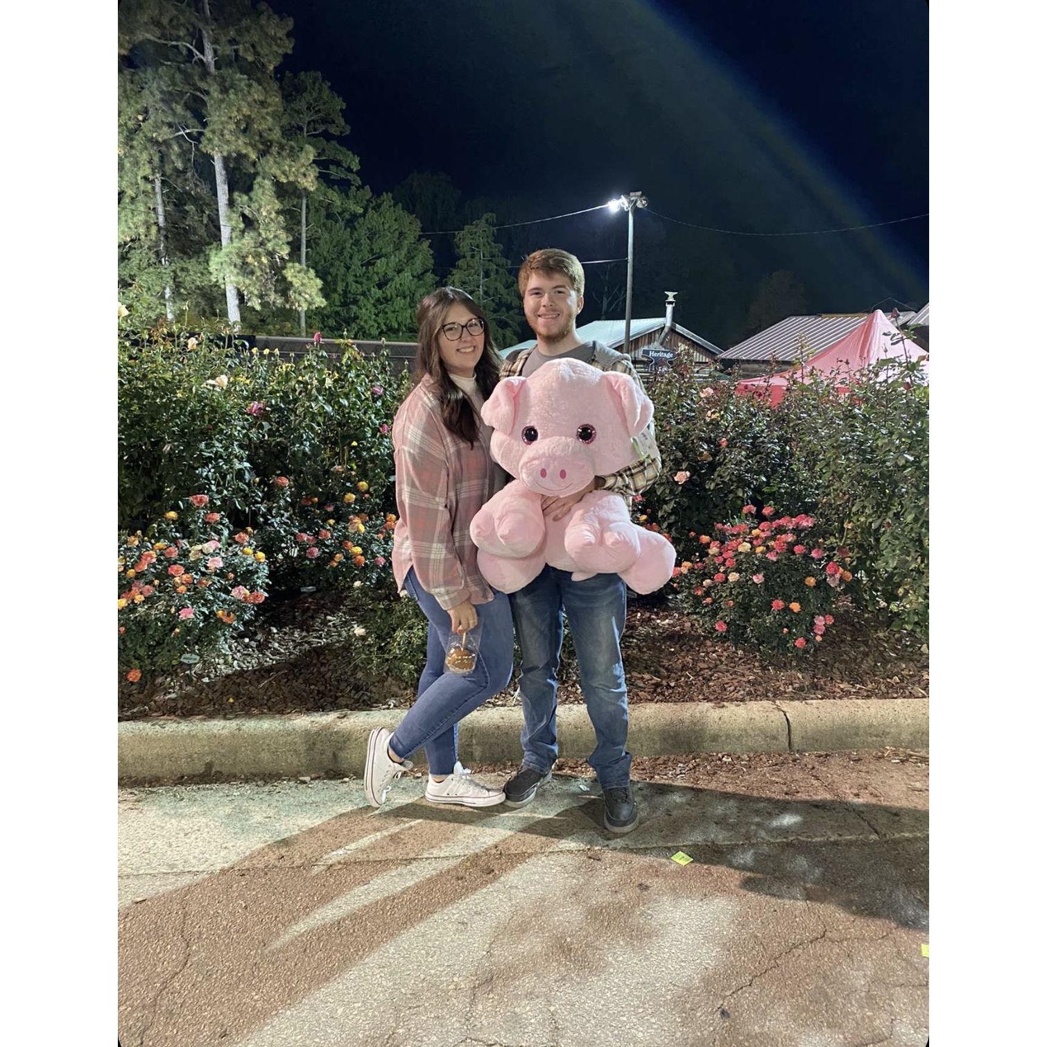 Our first official date at the State Fair