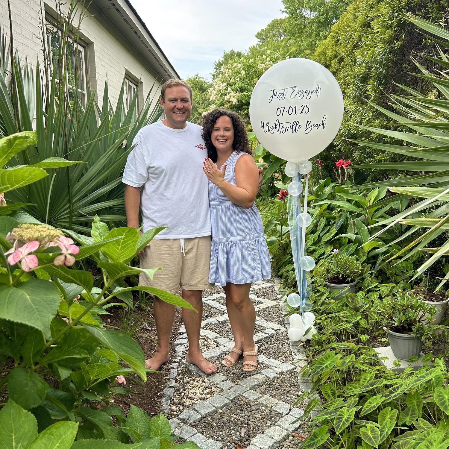 Meghan Young has played a major part in our lives. Only right she celebrated with us from afar after we got engaged!