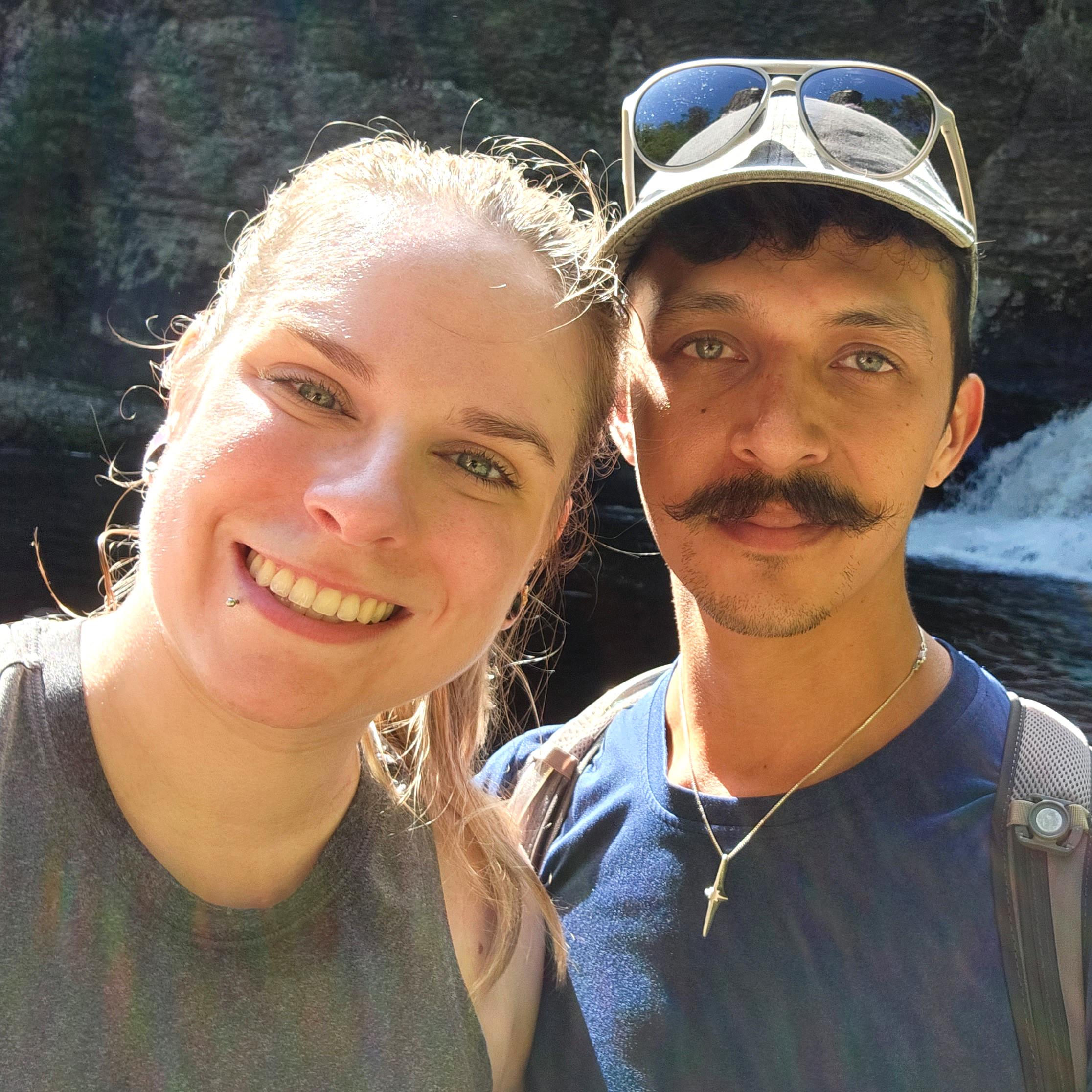 Hiking in the Poconos, Hackers Falls, August 2023.