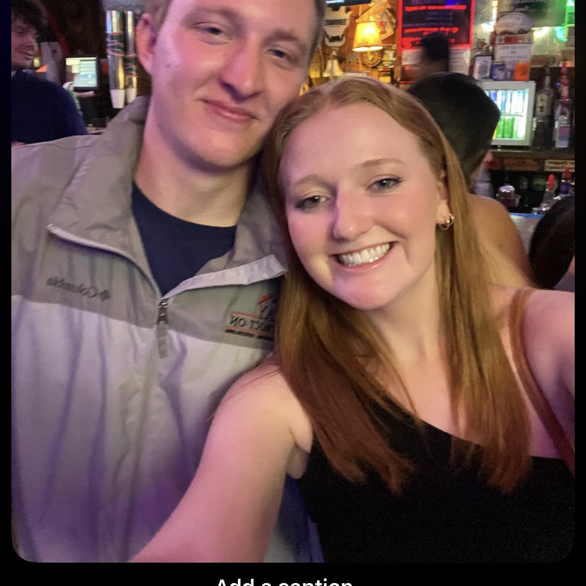 Our first photo together :)