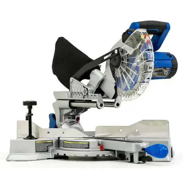 Kobalt Compact Sliding 7-1/4-in 10-Amp Single Bevel Sliding Compound Miter Saw