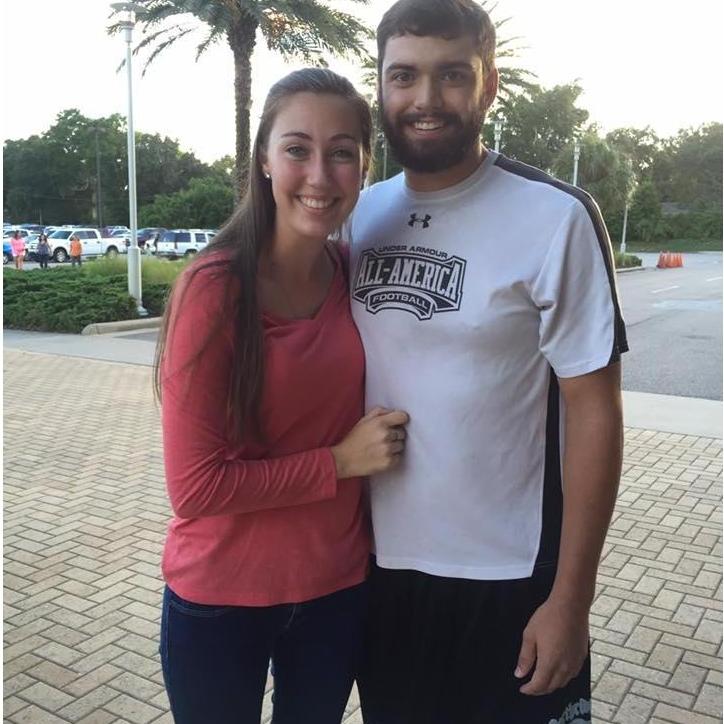 Before Hunter's first MMA fight in Biloxi, MS, August 2016.