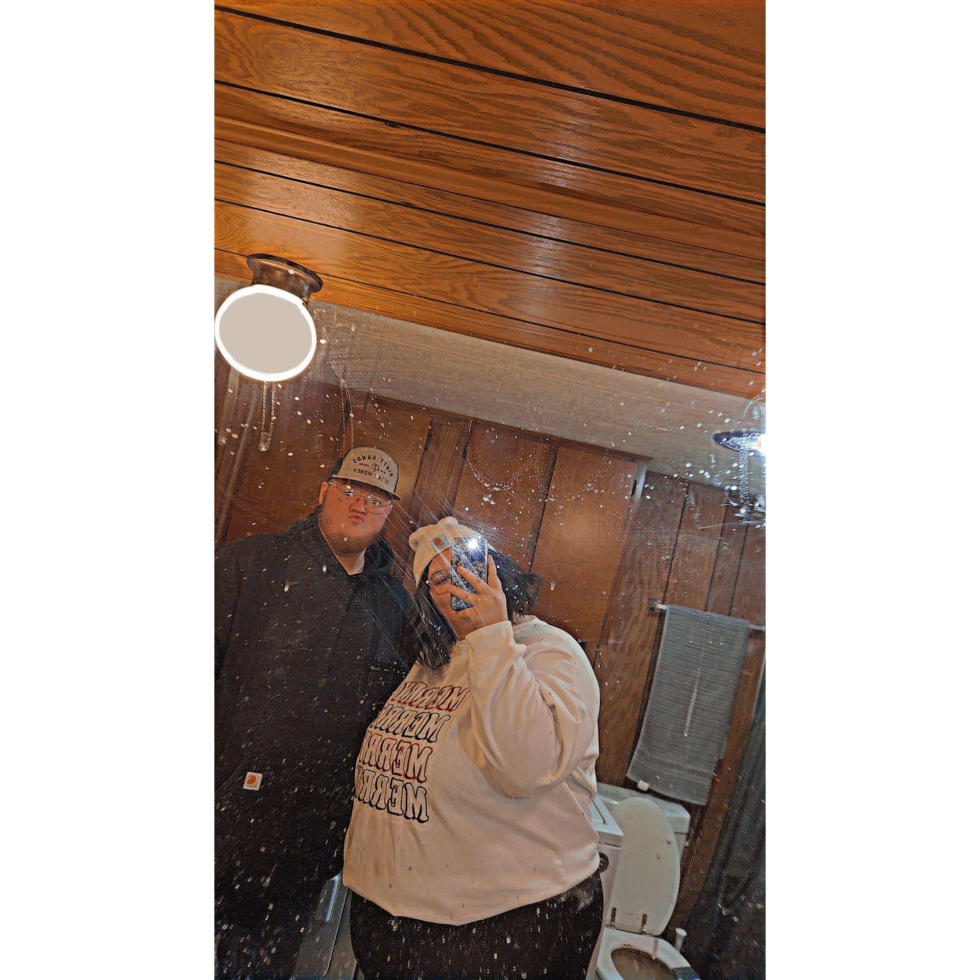 Christmas of 2023 the first time I met his family