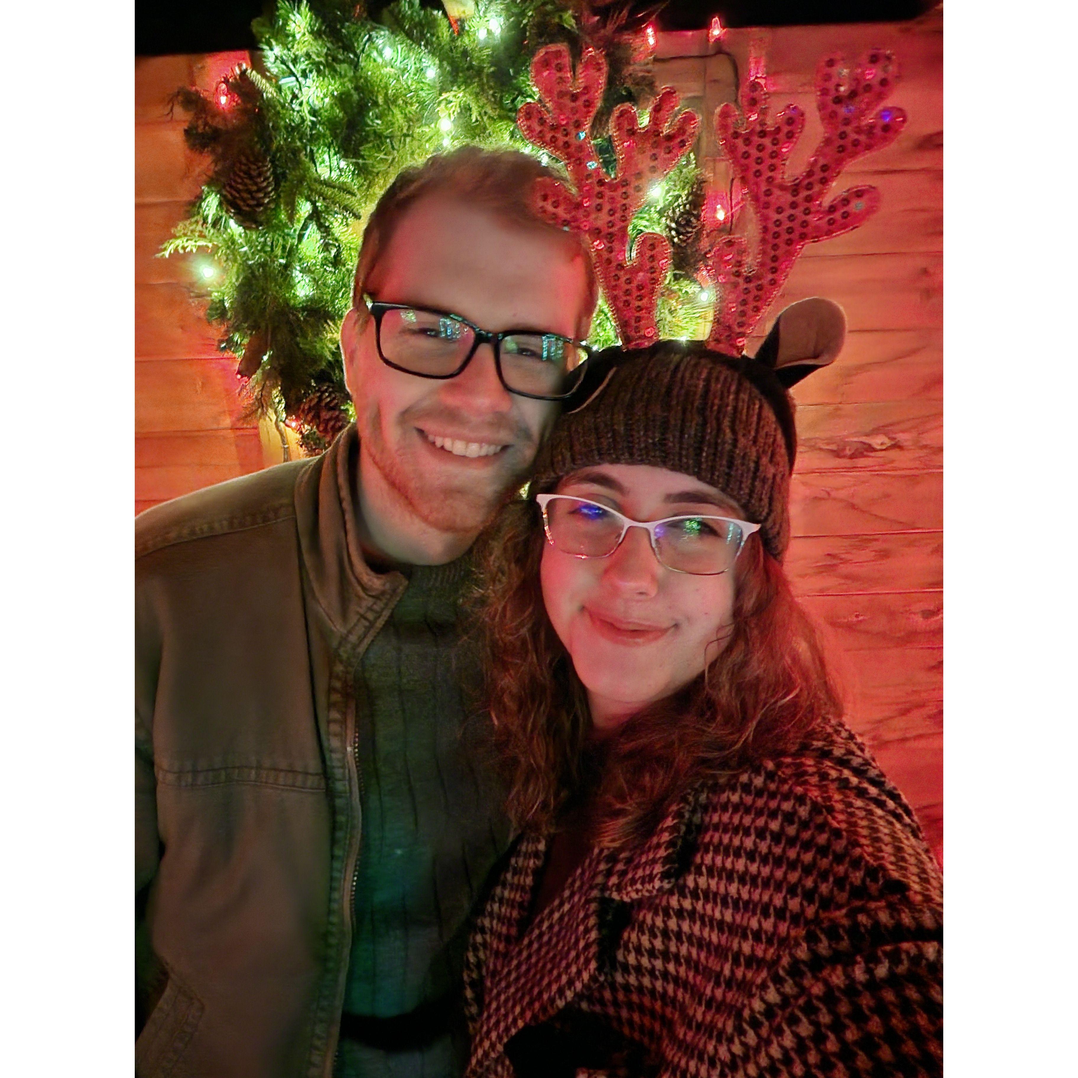 Fun fact: Ethan and Samantha have spent 8 Christmases together!