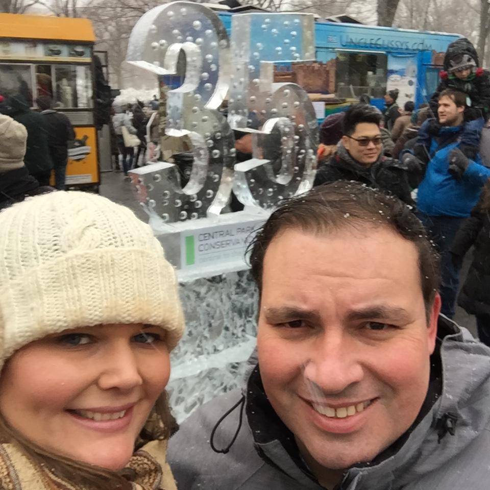 Found a winter celebration in Central Park