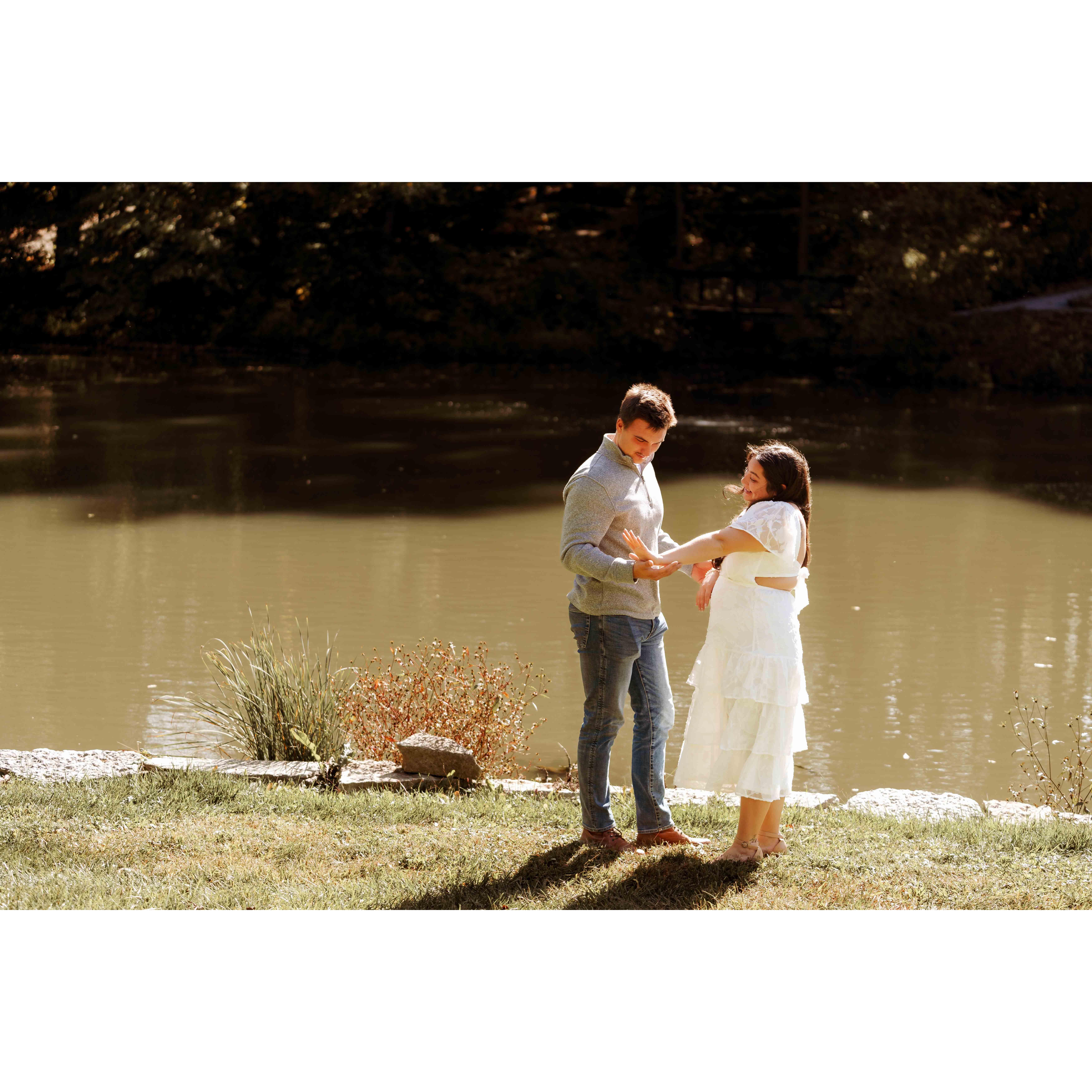 The proposal 10.10.2023 Oliver Winery Bloomington, IN