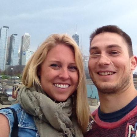 May 2014. LOL. Showing Hannes around Chicago