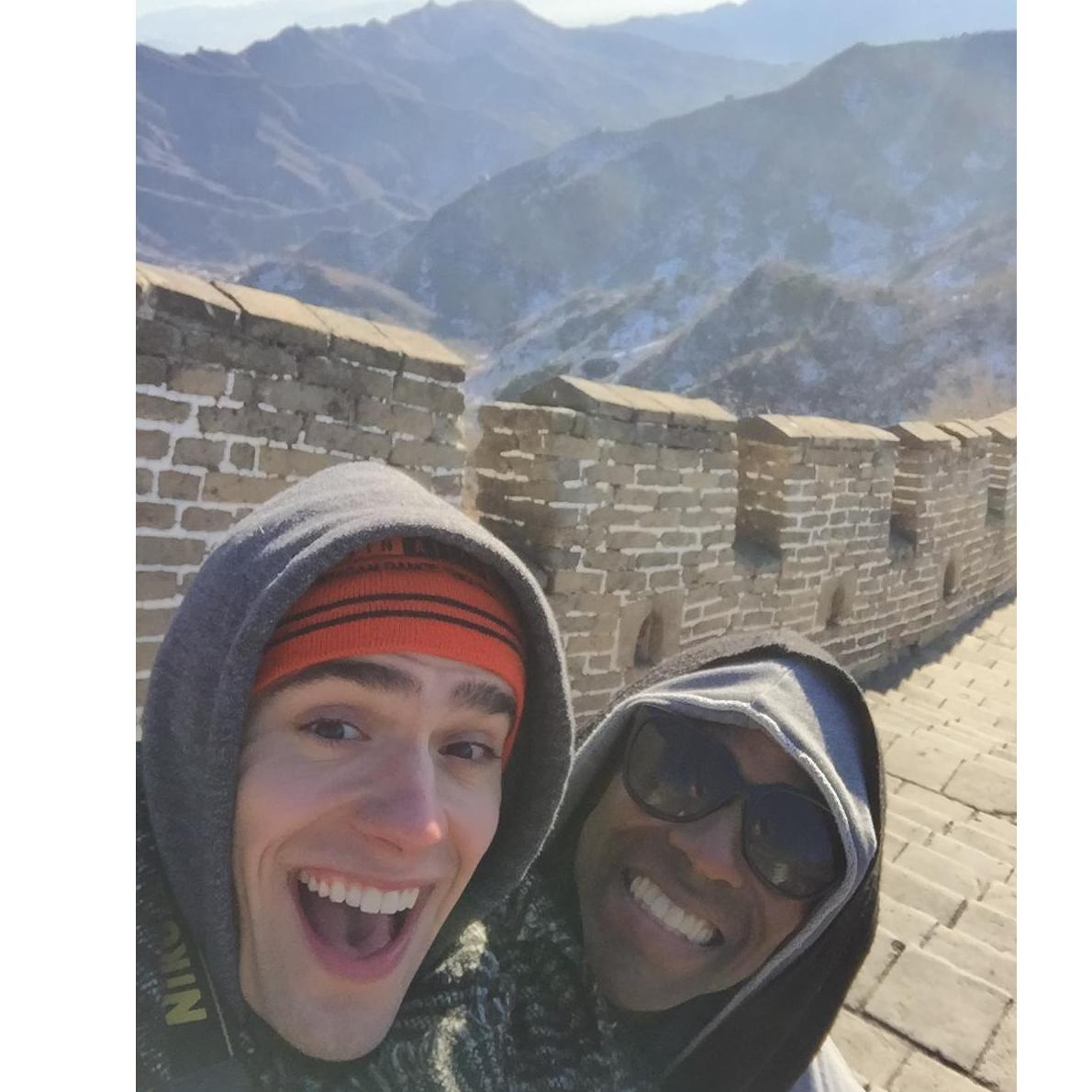 Walking around the Great Wall of China January 2016