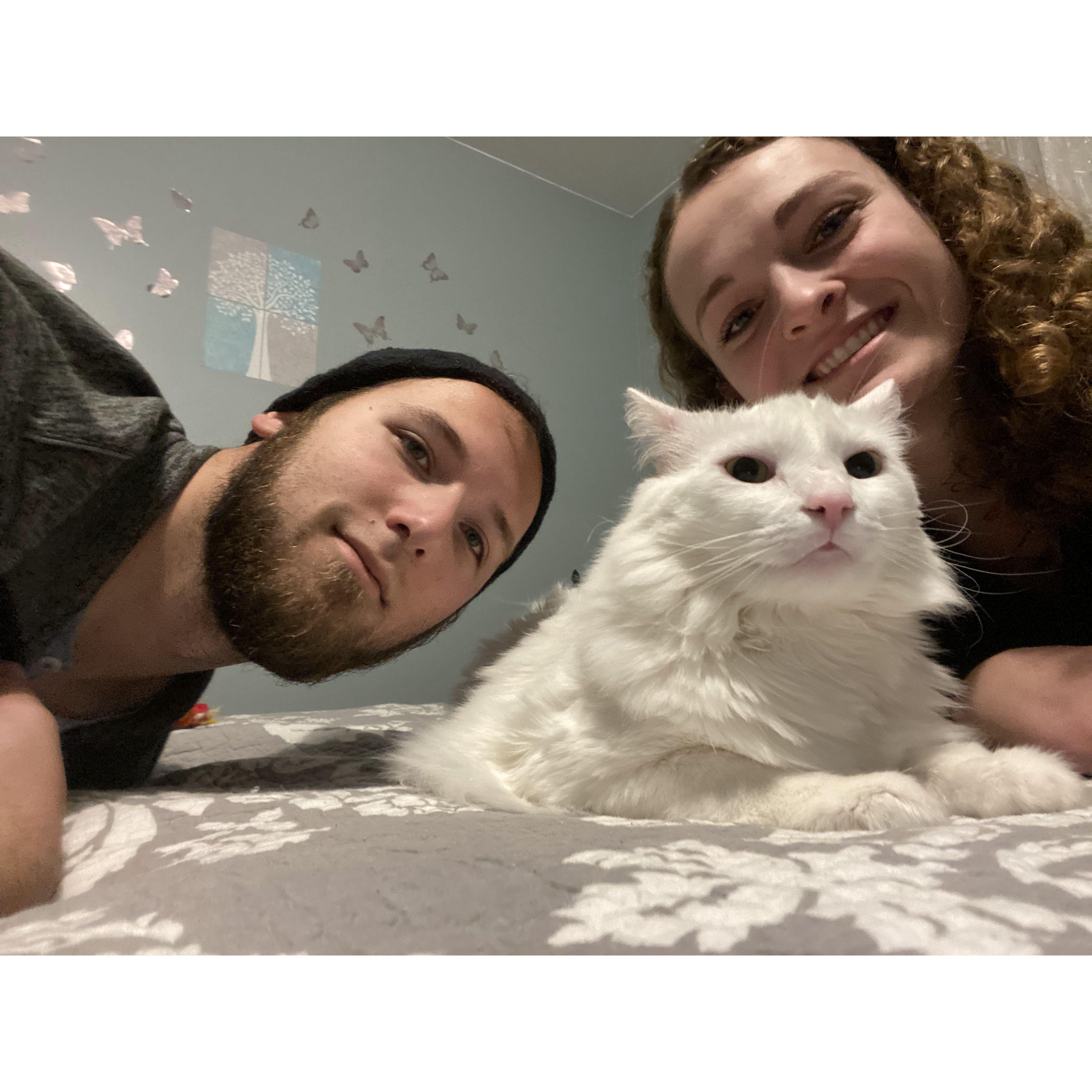 Christmas photos with Milo