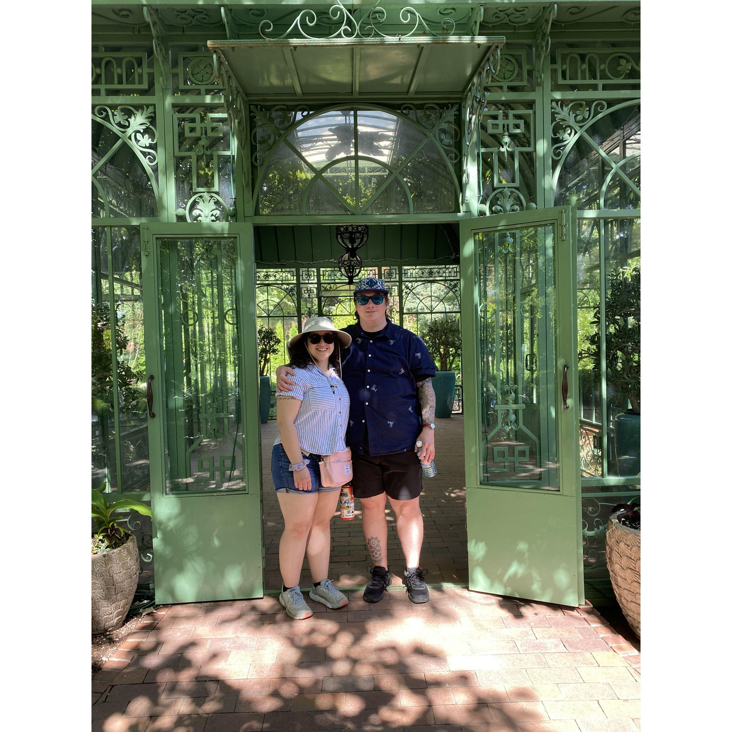 Exploring the Denver Botanical Gardens.