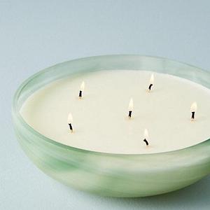 Swirled Glass Candle