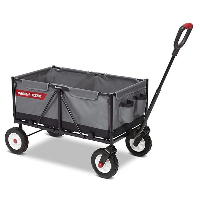 Radio Flyer The Beast EZ Fold Maximum Capacity Heavy-Duty Kid & Cargo Wagon, Collapsible Wagon for Ages 1.5-6