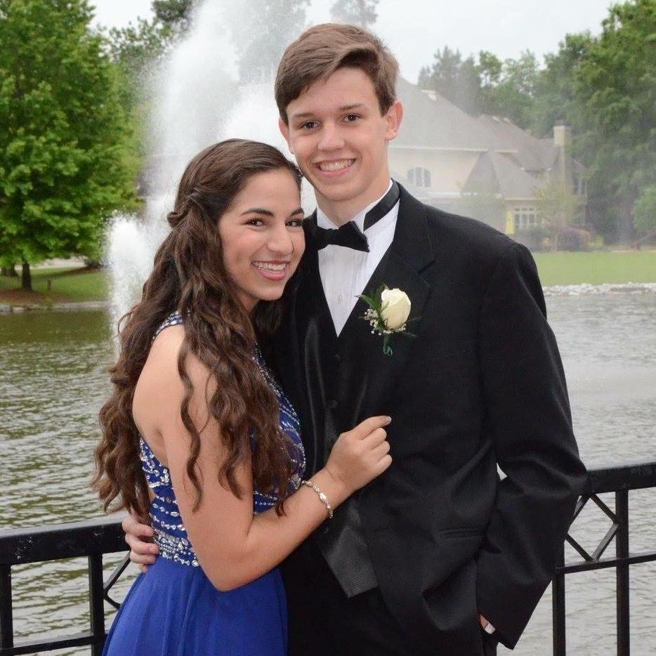 Our first prom together!