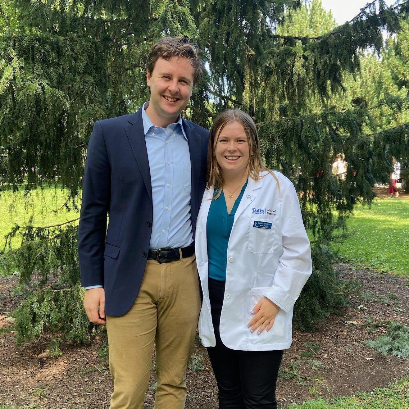 Charlotte's White Coat ceremony for med school!