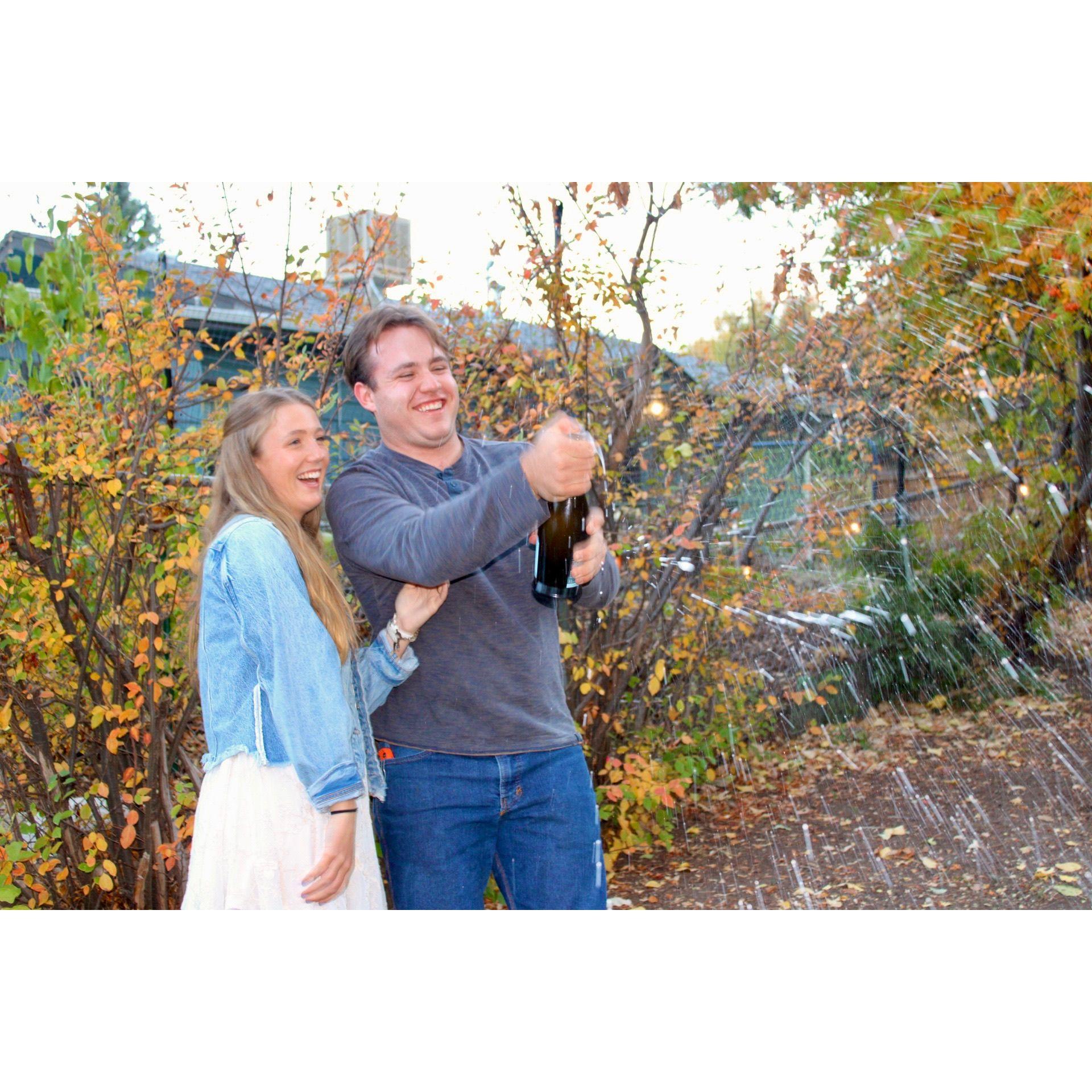 suprise engagment party!