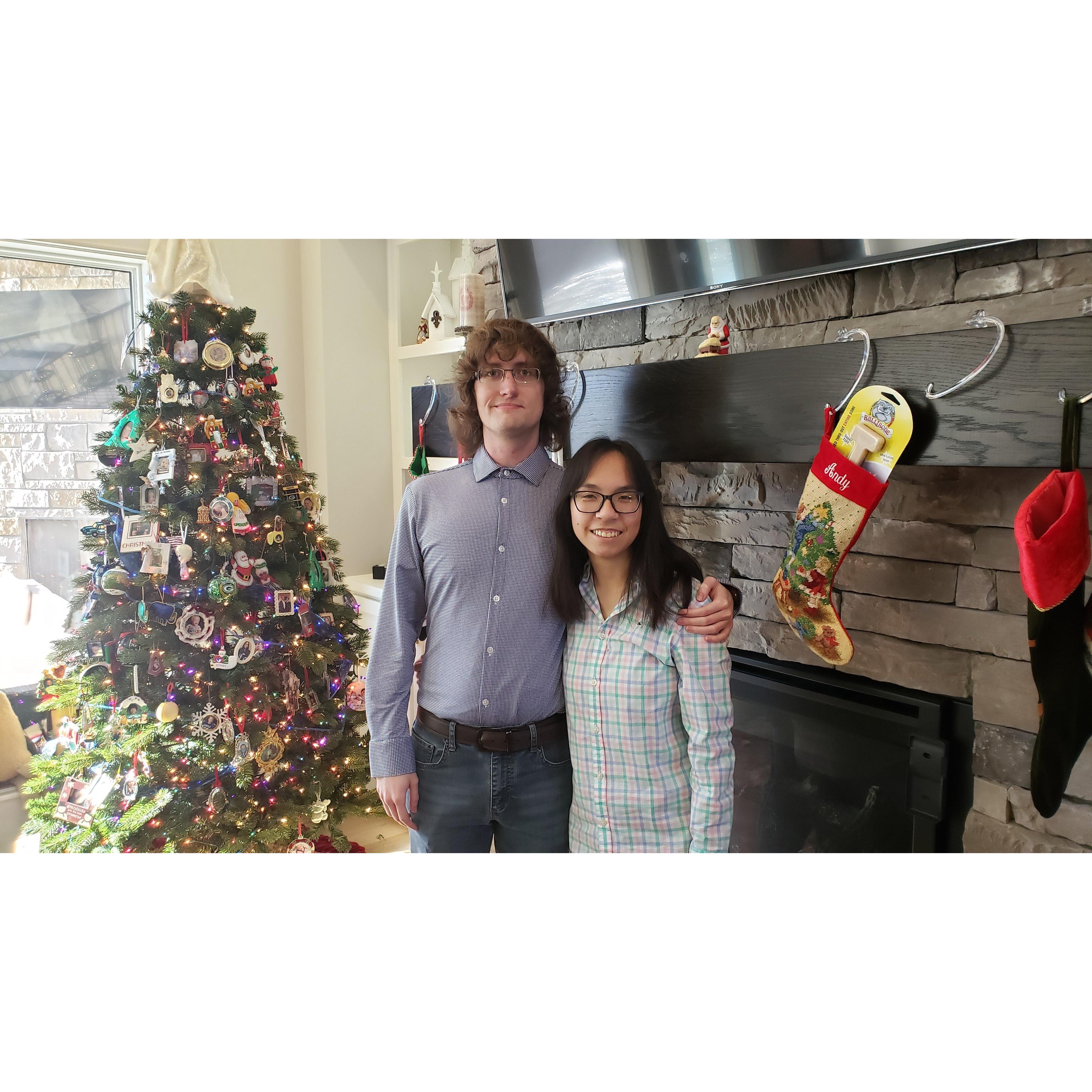 Merry Christmas from us and an actual tree!