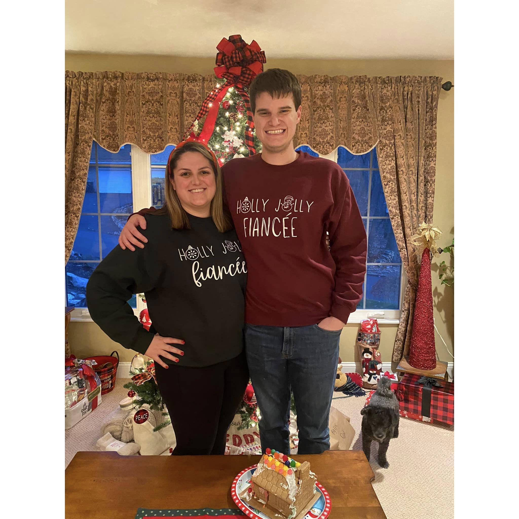 Our first Christmas as fiancées