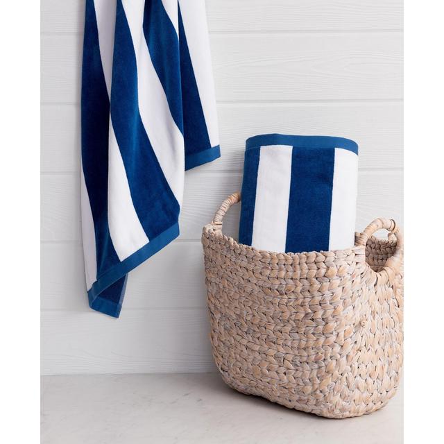Welhome Cabana 2-Pc. Turkish Cotton Beach Towel Set