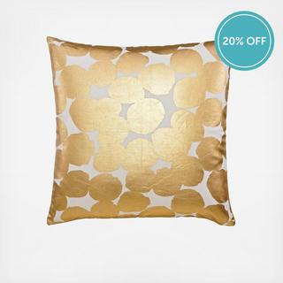 Gold Random Dot Pillow