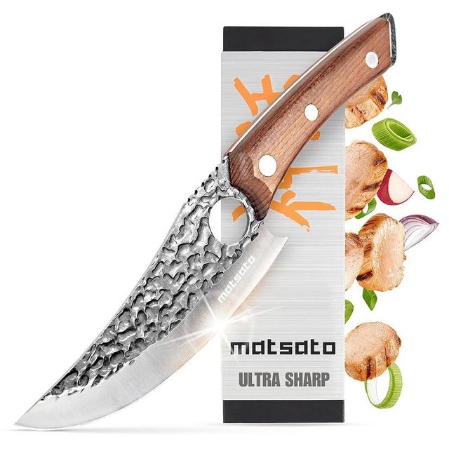 Matsato Chef Knife - Perfect Kitchen Knife. Japanese Kitchen Chefs Knives for Cutting, Cooking, Chopping. Designed for balance and control. Japanese kitchen knives for Home, Camping, BBQ.