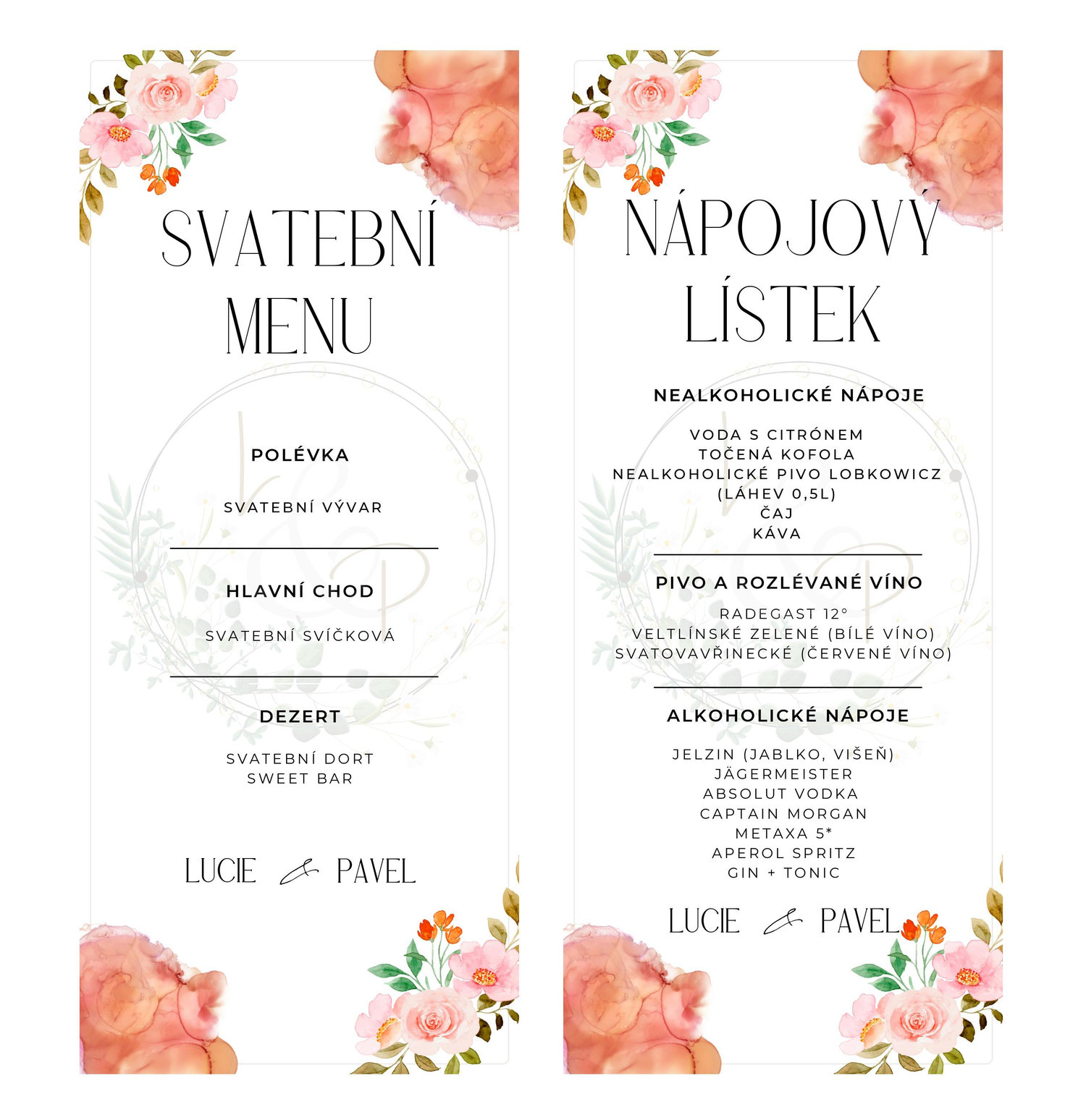 The Wedding Website of Lucie Vaňková and Pavel Vajrych