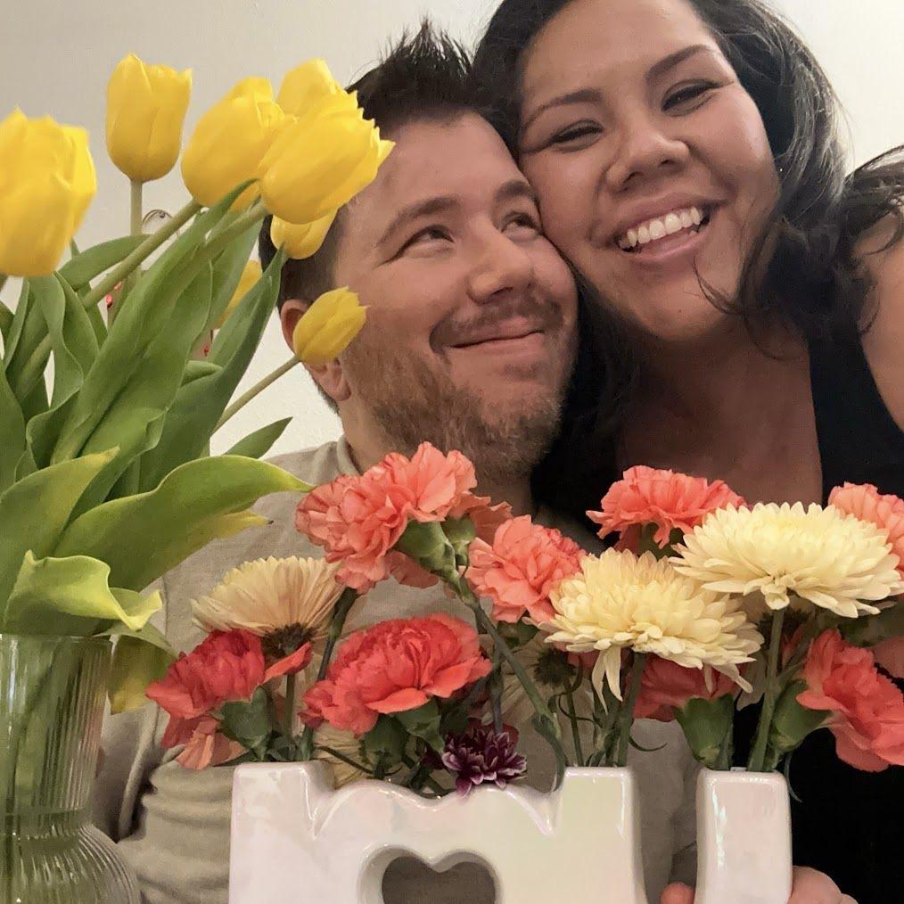 Our first Valentine's Day!