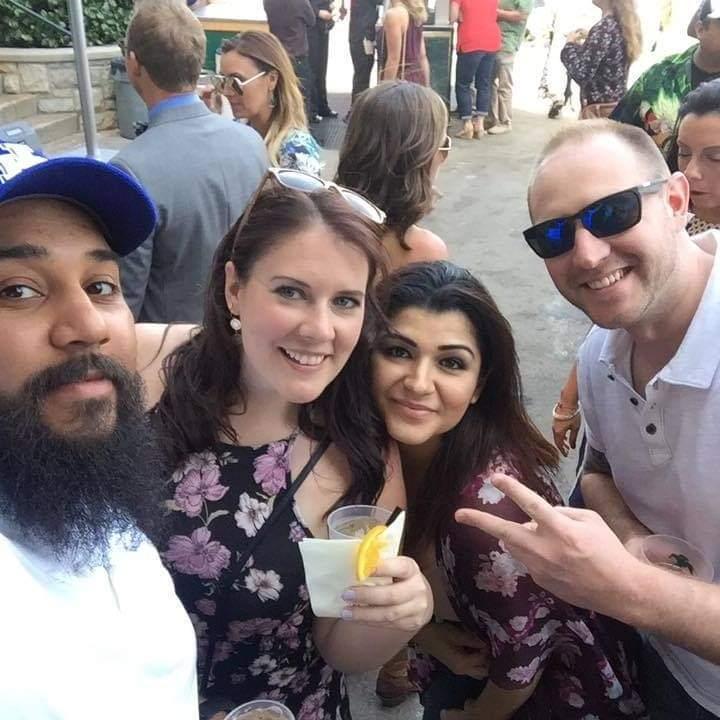 Us with the two main reasons why we're together!