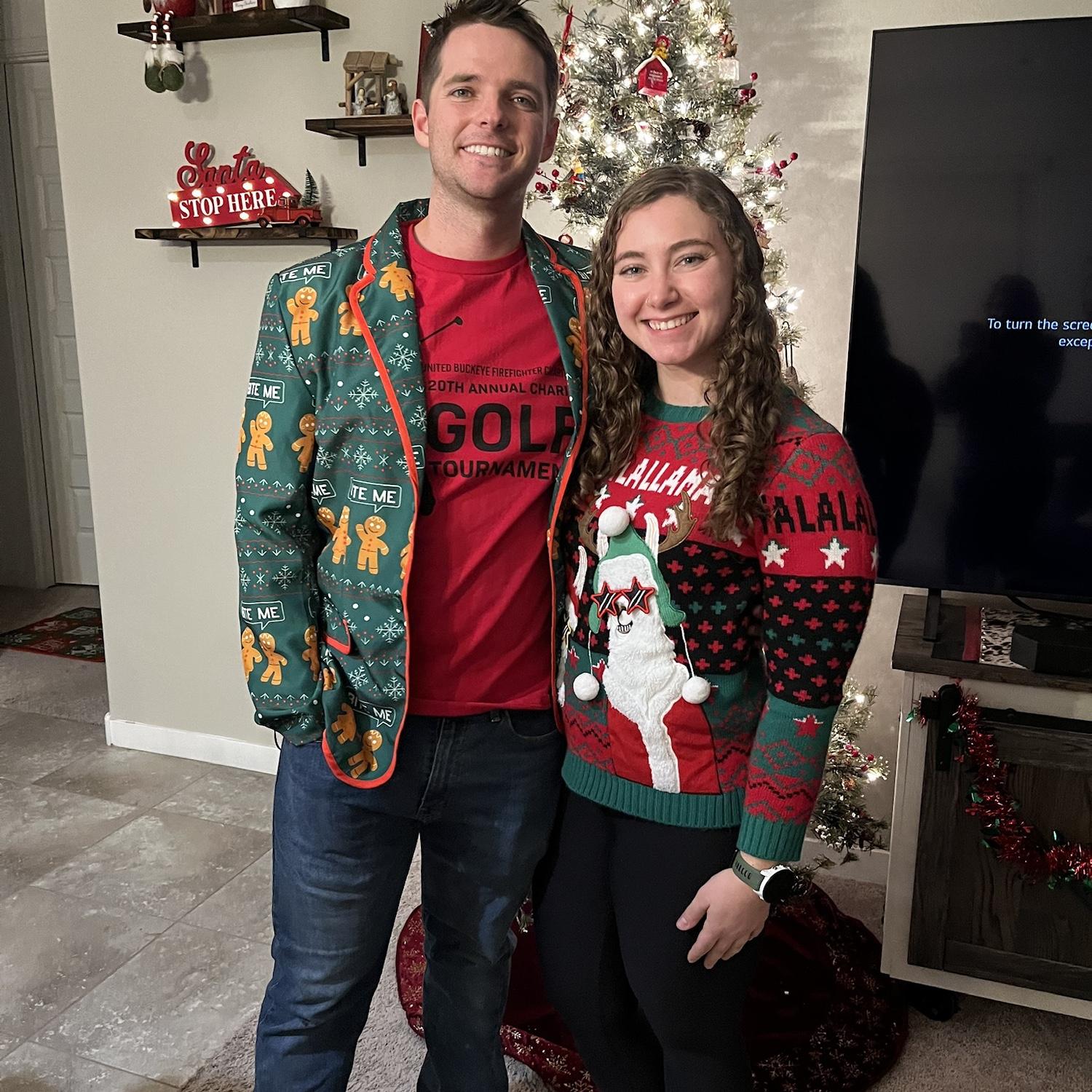 Ugly Christmas sweater party