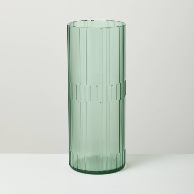 16.6oz Textured Acrylic Tall Tumbler Green - Hearth & Hand™ with Magnolia
