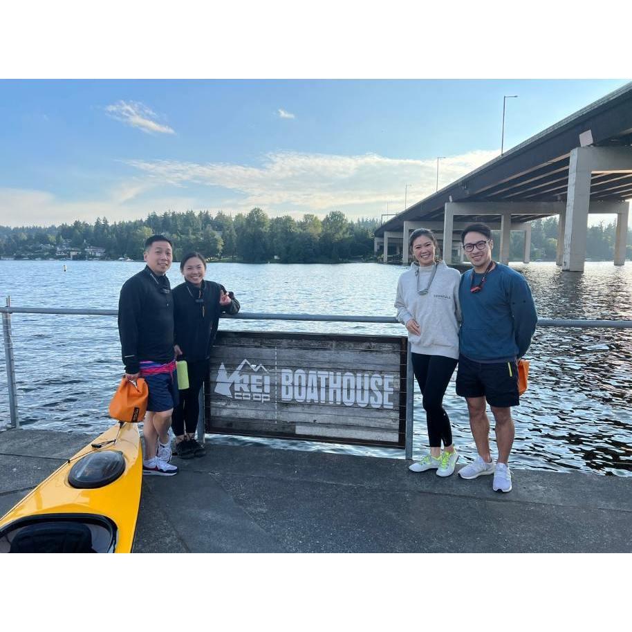 Kayaking with family